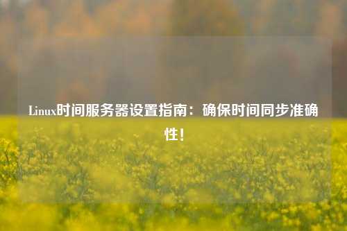 Linux時間服務器設置指南：確保時間同步準確性！